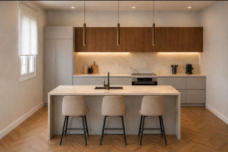 Gral. Díaz Porlier 63, Barrio de Salamanca, Madrid — 2 dormitorios, principal en suite (3/9)